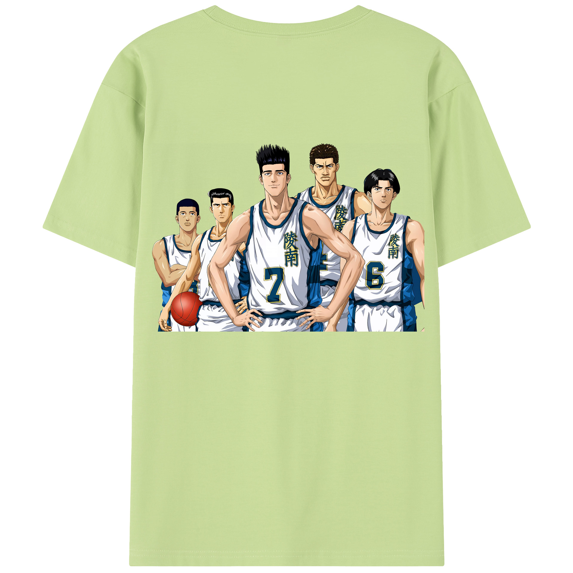 SLAM DUNK／スラムダンク 綿100％半袖Tシャツ（背面プリント）